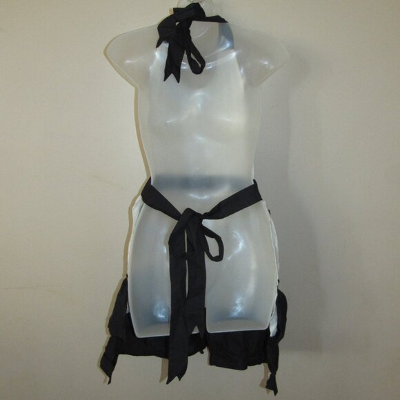 Sur La Table Boho French Country Fleur De Lis Retro Apron Linen Blend - Picture 3 of 4